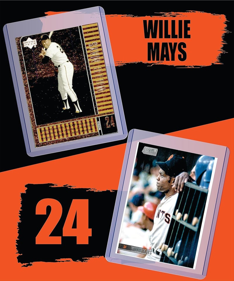 Chaser Willie Mays (5) Assorted Baseball Cards Gift Pack - San Francisco Giants - Image 3